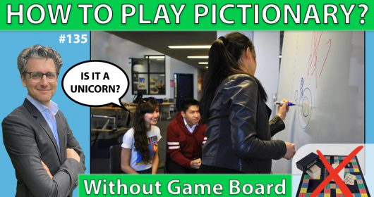 How to play Pictionary without a game board