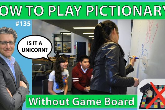 How to play Pictionary without a game board