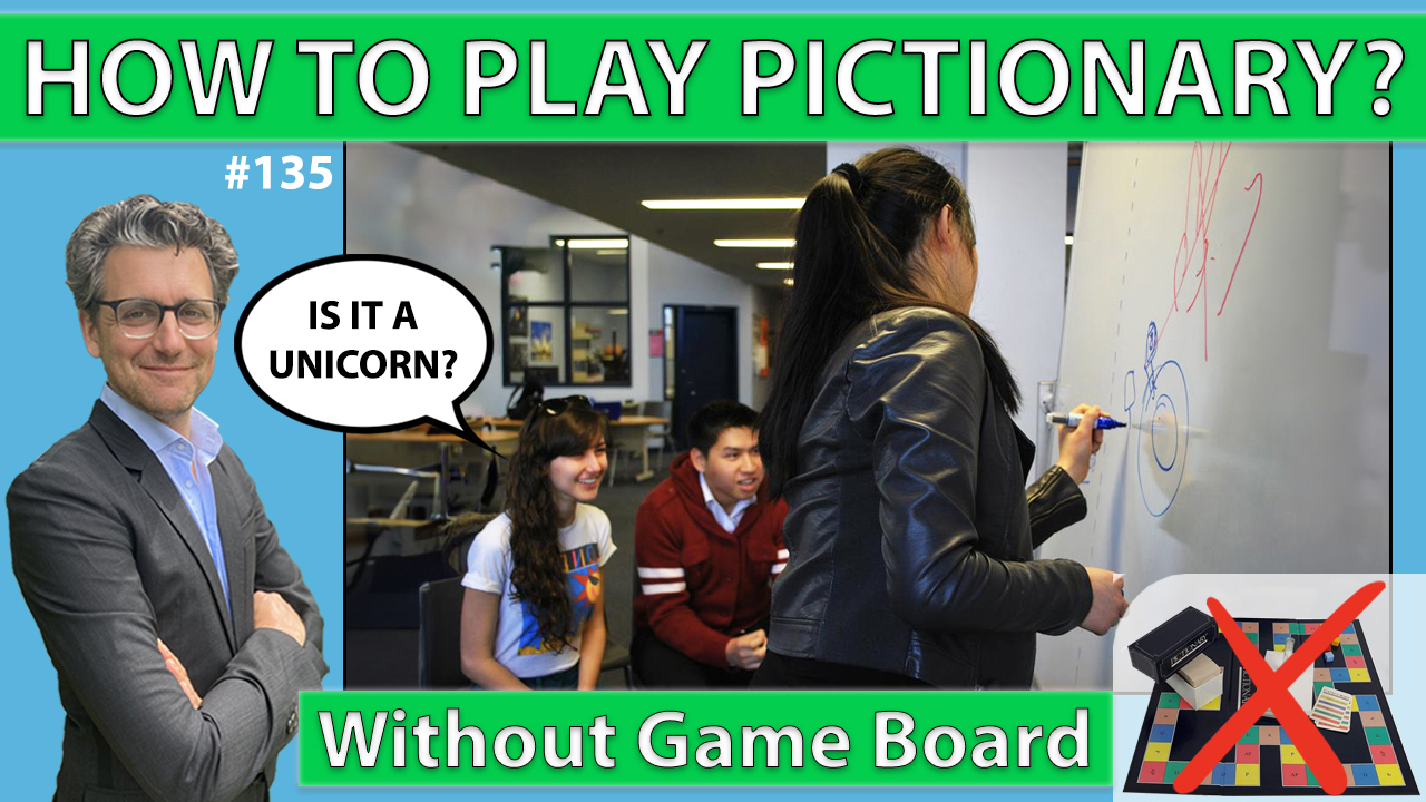 How to play Pictionary without a game board