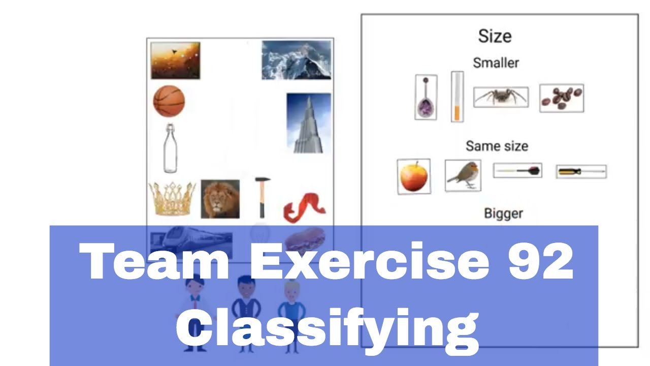 Creative Thinking Exercises Classifying