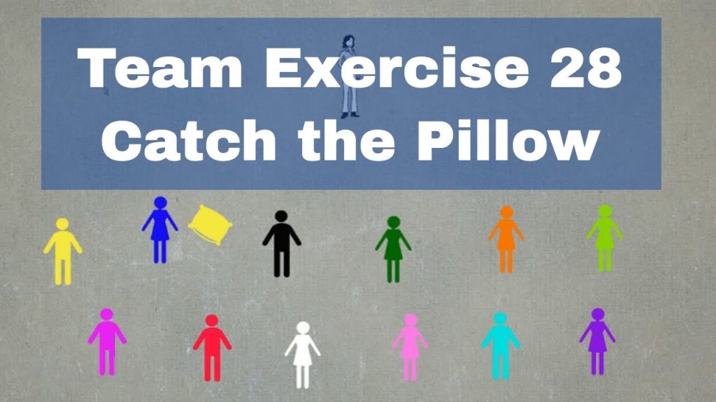 Games to get to know People Catch the pillow