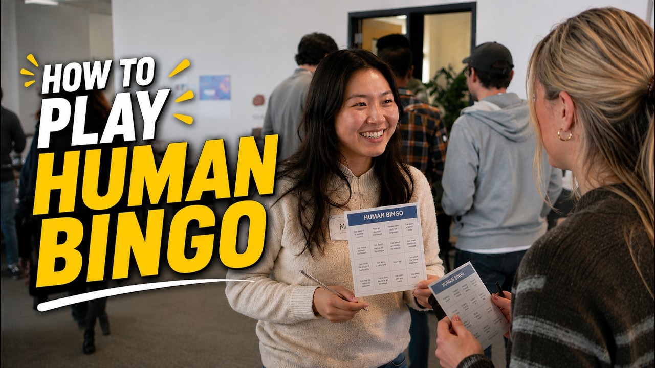 how to play human bingo
