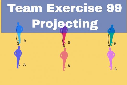 Group building activities – Projecting